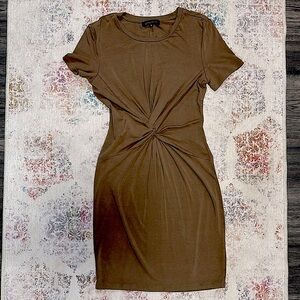 Dynamite - Soft Knotted T-shirt Dress